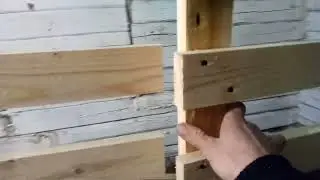 Полная перестройка сарая(изнутри) часть2