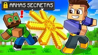 Usamos ARMAS SECRETAS en Minecraft!