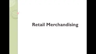 Retail Merchandising