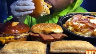 Burger King Mukbang | MESSY EATING!