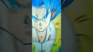 gogeta ssj blue drawing #dbs#ssjblue#shorts #like #subscribe #drawing