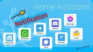 Home Assistant - MobileApp, WhatsApp, Pushover, Telegram, Signal, Discord  - Wählt euren Favoriten!