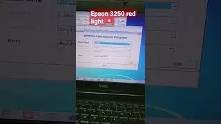 red light blinking 🚨#epson 3250 printer service required