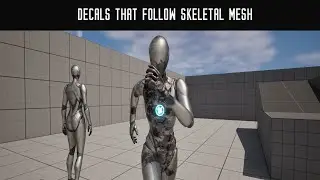 Skinned(Skeletal Mesh) Decals | Unreal Engine Tutorial