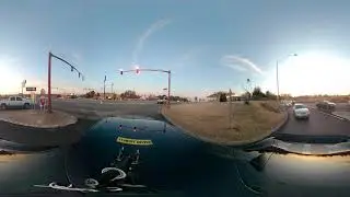 Quick drive at sunset.