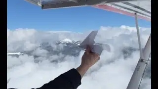 Paper Plane flying at 200Km/h