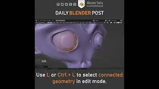 Select Linked in Blender