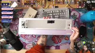 Qwertykeys' QK101 with HMX Macchiato Switches Twitch VOD