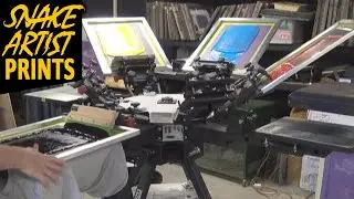 How 4 Colour T-Shirts are Screen Printed