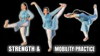 Strength&MobilityPractice #exercises #bharatanatyam #oneleg #poses #strength #mobility Nagina Arora