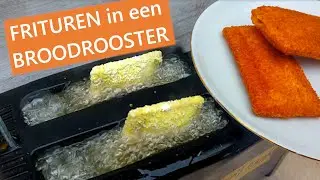 kaassoufflé uit een omgebouwde broodrooster (Deep Frying in a Toaster)