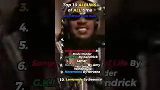 Top 10 ALBUMS of ALL time according to apple music 