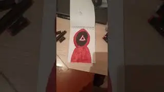 как я рисую охранника игра в кальмара