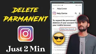 Instagram Delete | Permanently Instagram Account Delete kaise kare| How To Delete  Instagram Account