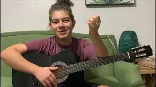 Guitar basics-beginner level- notes and hands- Amerika'da temel seviyye gitar öğrenelim