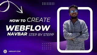 How to create a navbar in webflow Like Webflow 101 |  By Ab Rauf