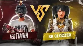 teoTIMUR vs SK CLOZZER.teoTIMUR YUTQAZDI VA PUBGDAN KETMOQCHIMI?!!