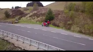 Glen Ogle Aprilia Drone Selfie