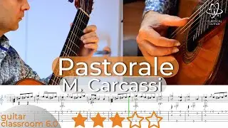 Guitar Tutorial & Performance: Pastorale op. 21, Nr. 16 by Matteo Carcassi | Free Sheet Music & Tabs