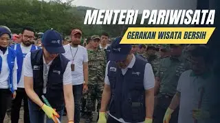 MENTERI PARIWISATA INDONESIA MERESMIKAN GERAKAN WISATA BERSIH