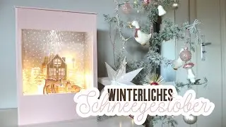 💕☕ CRAFT WITH ME | Softly Falls the Snow | Electric DIY Snowstorm | with Action Material