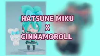 Miku X Cinnamoroll Collab #hatsunemiku #miku #cinnamoroll #drawing #chill #vocaloid