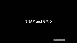 Autocad Explained - Using SNAP and GRID