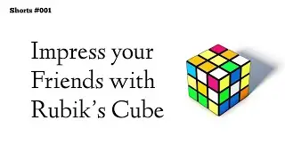 Impress Your Friends with this Trick - Rubik’s Cube Tricks 