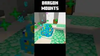 🐲DRAGON MOUNTS ADDON for BEDROCK #addons #shorts #minecraftpe #minecraft