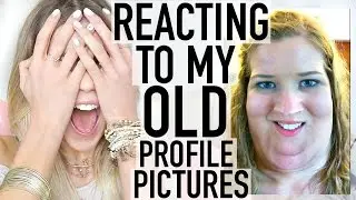 REACTING TO MY OLD PROFILE PICTURES