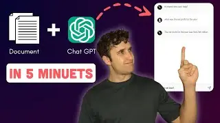 Train ChatGPT On Your Documents For Free (In 5 Minutes) w/Flowise