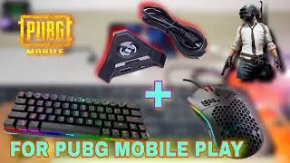FOR PUBG Mobile Gamepad Controller Gaming Keyboard Mouse Converter for Android Phone to PC Use Video