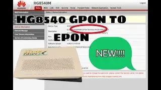 HUAWEI HG8540M GPON TO EPON