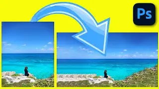 How to Make Portrait to Wide image | Extend Background in Photoshop