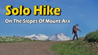 Solo Hiking On The Slopes Of Mount Ara
