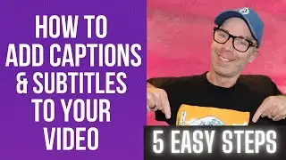 How to add subtitles to a video on Youtube. Five easy steps