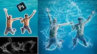Photoshop Tutorial | Water Splash effect in Photoshop | Photo manipulation