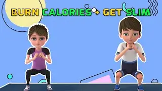 WEEKLY KIDS EXERCISE: BURN CALORIES AND GET SLIM! | Kids Exercise