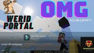 werid portal in minecraft watch till end #minecraft