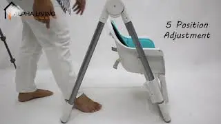 Height Adjustable, Foldable Baby High Chair, Baby Seat (BAY0224TQ)
