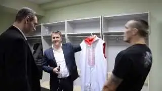 За кулисами про-дебюта Александра Усика / Usyk pro-debut backstage
