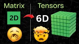 Everything around YOU is just Tensors!