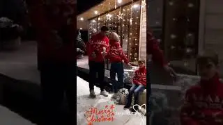 Рождественское семейное видео и настроение