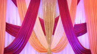 DIY: STAGE BACKDROP | BACKDROP TUTORIAL | BACKDROP DRAPING