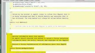 Simple BlueJ Java Applets