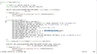 Linux BPF bytecode example