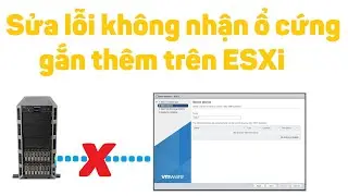 Sửa lỗi không nhận ổ cứng gắn thêm trên ESXi