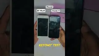 iphone 11 vs iPhone 6s plus restart test |Boot tedt 