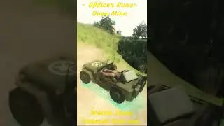 US Officer Drives Over Mine - Gmod WW2  #ww2 #gaming #games #gmodism #wwiii