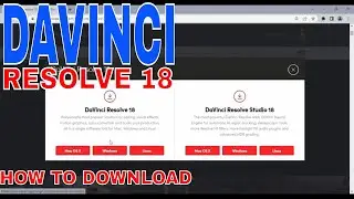✅  How To Download Davinci Resolve 18 For Free 🔴